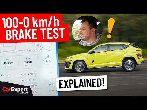 Explaining how we brake test cars from 100-0...